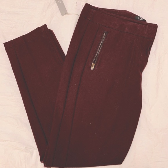 LOFT Pants - NWT LOFT Maroon Dress Pants